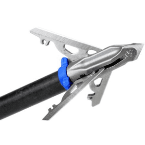 G5 Deadmeat V2 mechanical broadhead on an arrow shaft